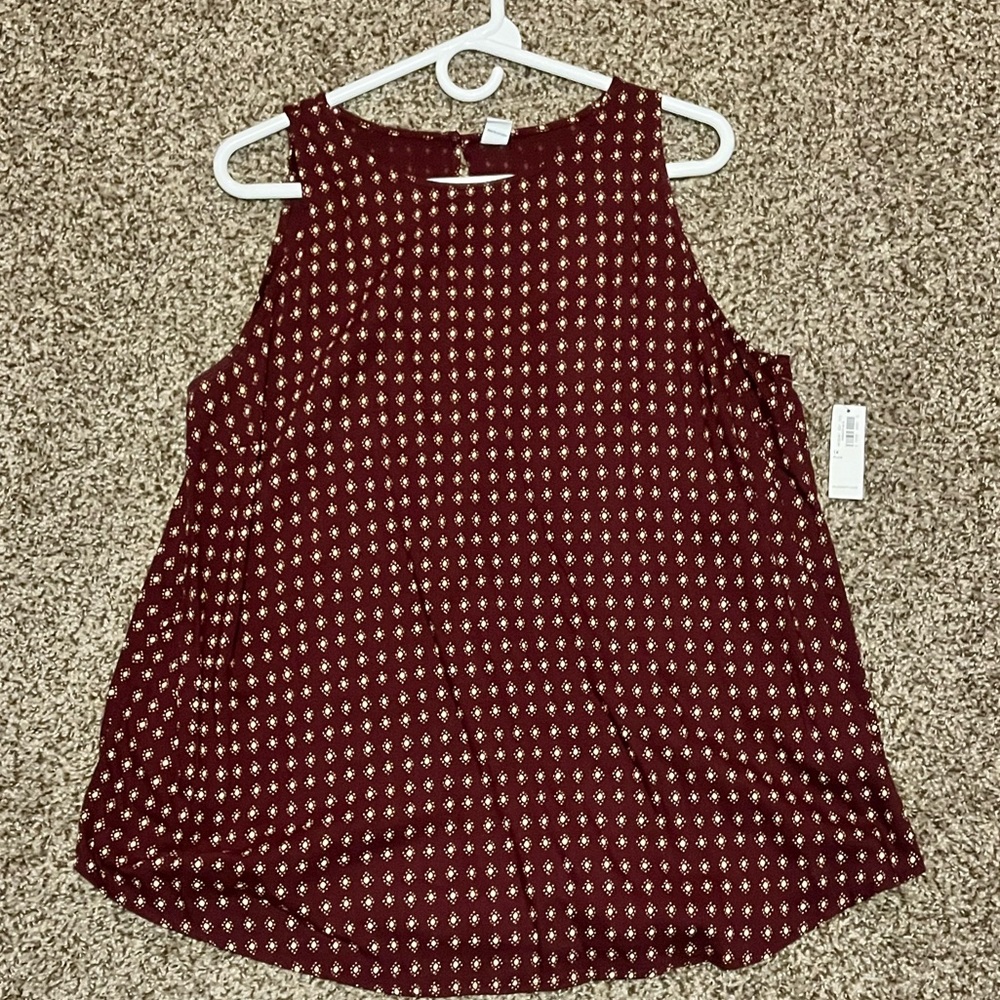 Old Navy Sleeveless Blouse Size 1x Plus